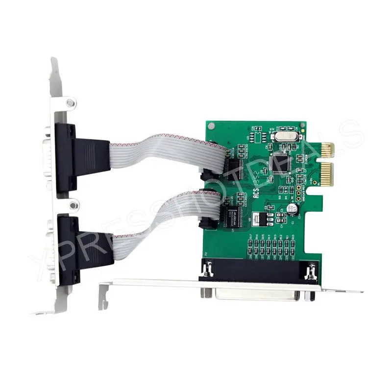 2 порта s RS-232 Serial COM и 1 порт принтера параллельный LPT для адаптера PCI-E | Компьютеры