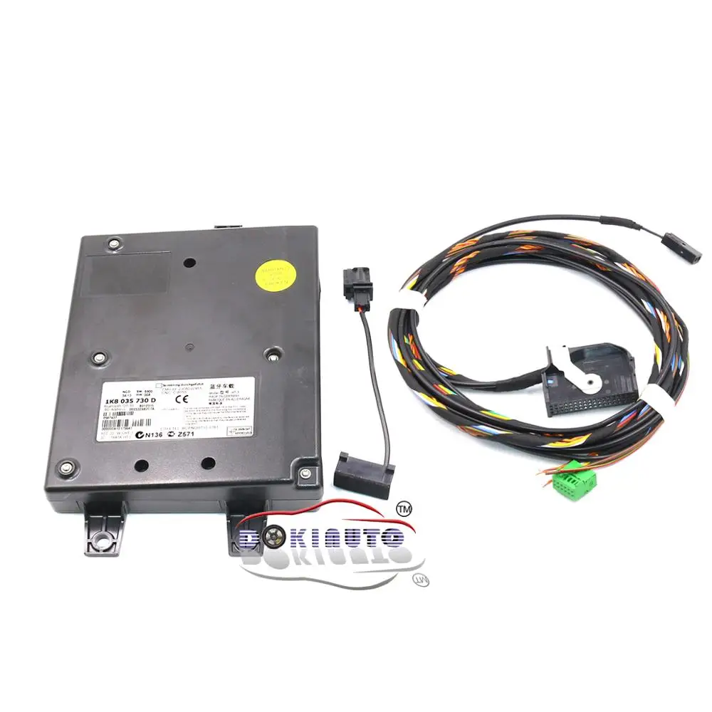 Модуль 9W2 Bluetooth и обычный провод с микрофоном 1K8 035 730 D для VW Golf MK6 Jetta MK5 Fit RCD510|Кабели