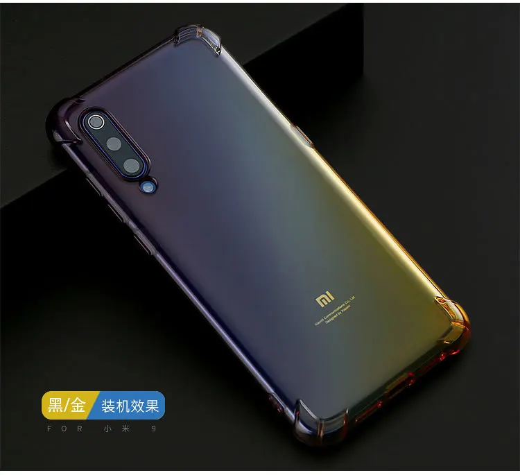 Постепенно обесцвечивающийся чехол для телефона Xiaomi Redmi 7 6 GO Note Pro Mi 9 SE 8 A2 Lite