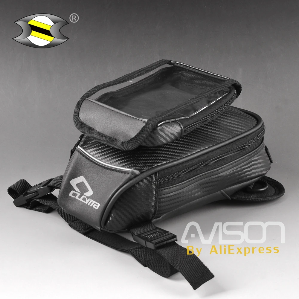 Мотоциклетная сумка для масляного бака ног GPS навигация мобильный телефон