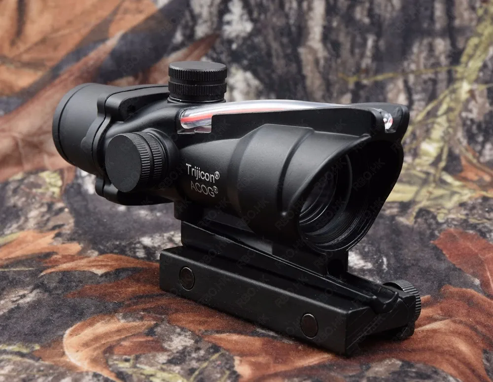 Тактический trijicon ACOG Стиль 1X32 красный точечный прицел красный волокно оптический прицел на винтовку с 20 мм Пикатинни M7262