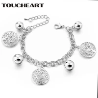 toucheart stainless steel tree of life bracelet bangles charms for women luxury brand jewelry friendship bracelets sbr180070