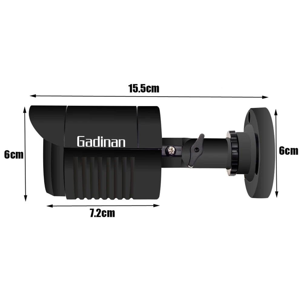 Gadinan ONVIF P2P DSP hi3518e H.264 720 P мегапиксельная HD CCTV IP66 Водонепроницаемый Открытый