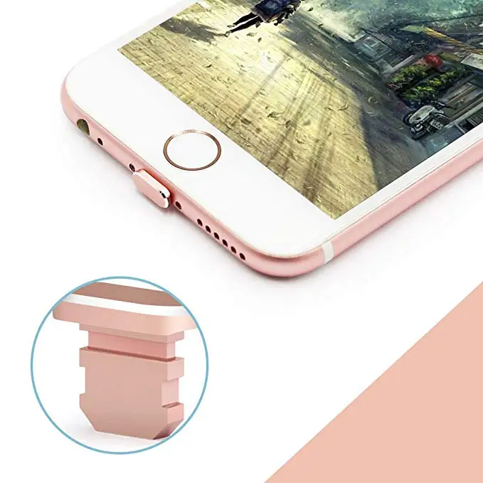 Один комплект противопылевые Заглушки для iPhone 8 зарядки порты и разъёмы Plug& 3,5 мм разъем наушников с чехол для Apple iPhone 8 Plus 7 X iPhone 6s 6