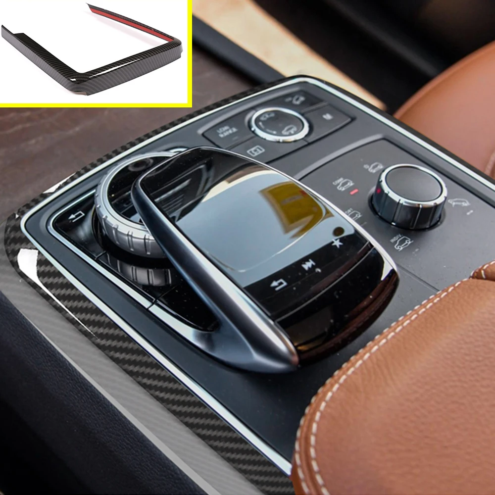 Карбоновая защитная рамка для центрального мультимедийного режима Fibe отделка