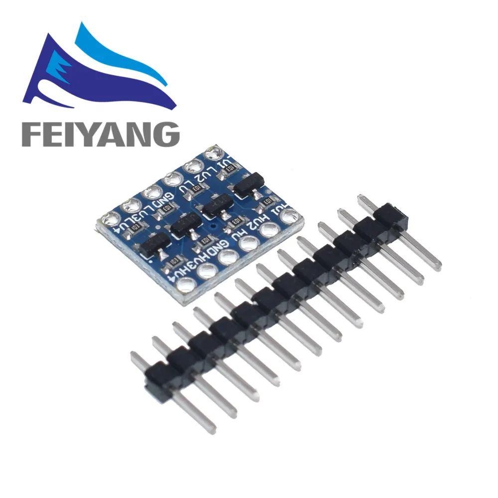100 шт./лот 5V 3V IIC UART SPI четыре 4 канальный уровень преобразователя постоянного