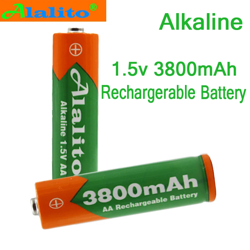 10 шт/шт ALalito AA Аккумуляторная батарея 3800mah 1 5 V Новая Щелочная аккумуляторная для
