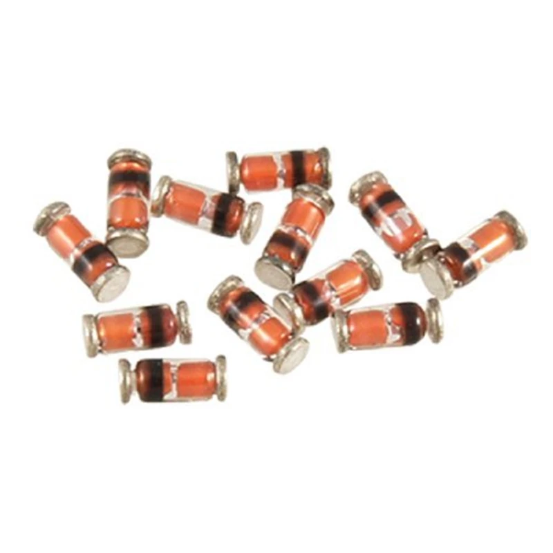 ShenzhenMaker 10 шт. 1N4148 LL4148 SMD SMT диодный импульсный сигнал|Детали и аксессуары для