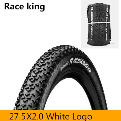 27.5x2.0 wihte Континентальный 26 27,5 29X2,0 2,2 MTB шины гонки King велосипедные шины анти прокол 180TPI Складные шины бескамерные готовые шины - Цвет: 27.5x2.0 wihte