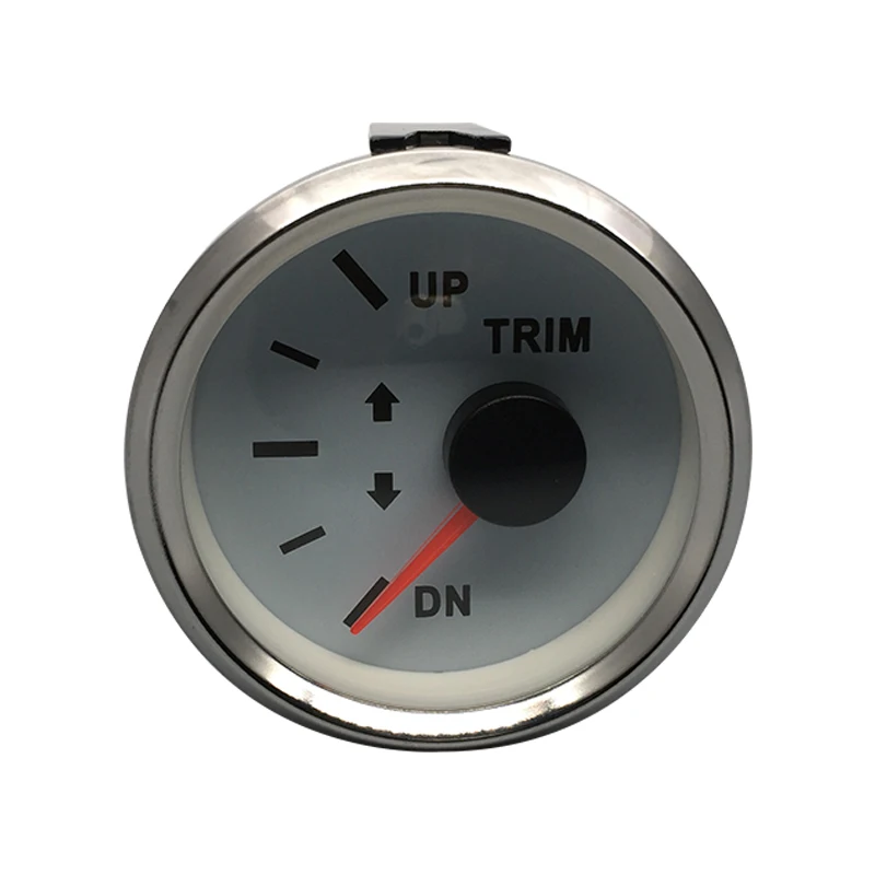 52mm Boat Trim Gauge Indicator 0-190ohm Marine for Inboard Outboard Engine with Red Backlight Yacht | Автомобили и мотоциклы
