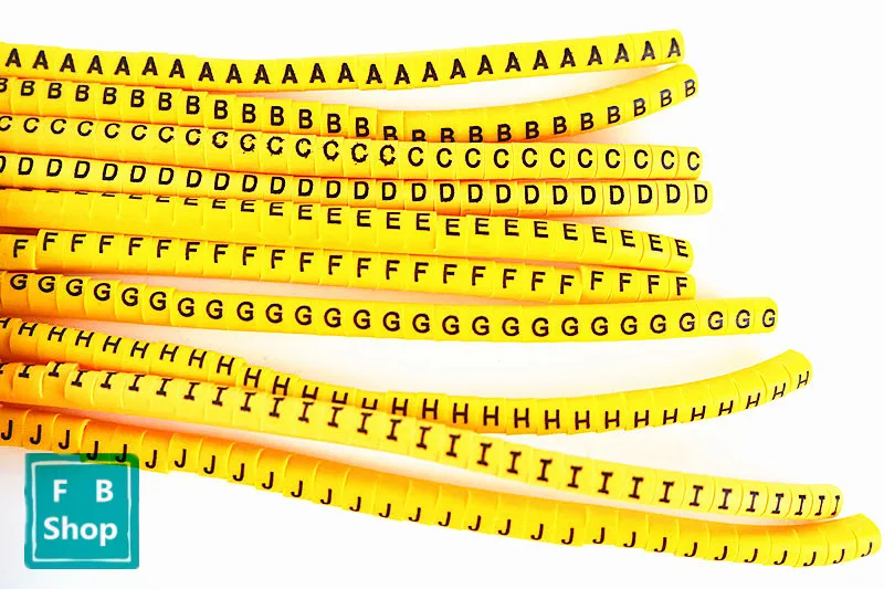 650 шт EC-0 1.5sq.mm A-Z ABCDEFGHIJKLMNOPQRSTUVWXYZ английские буквы гибкие печатные трубки этикетки Сетевой провод Кабель маркер