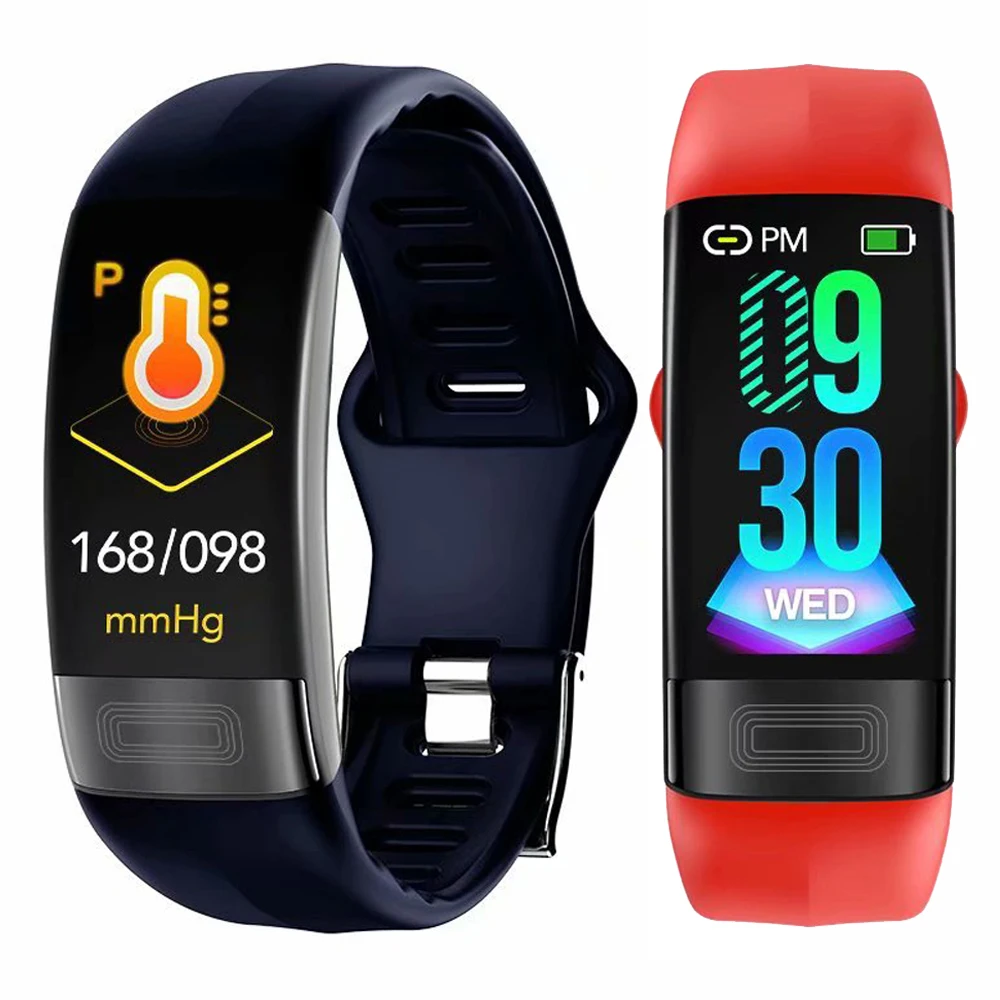 Смарт браслет P11 ECG + PPG HRV с тонометром пульсометром и шагомером|Смарт-браслеты| |