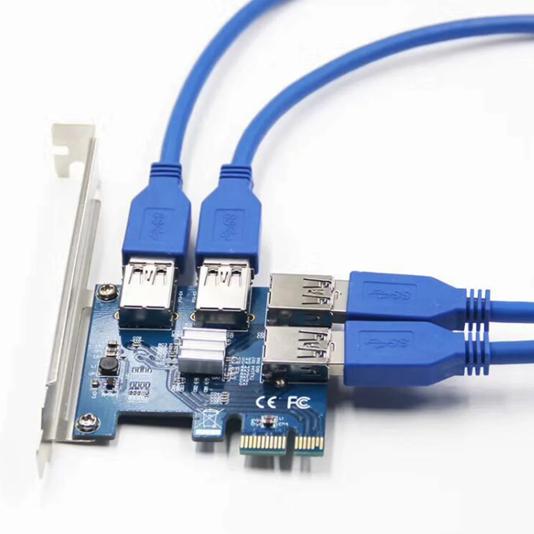 Новая добавленная карта PCIe 1-4 PCI Express 16X Слоты переходная карта PCI-E 1X внешний 4 PCI-e слот адаптер PCIe порт мультипликатор карта