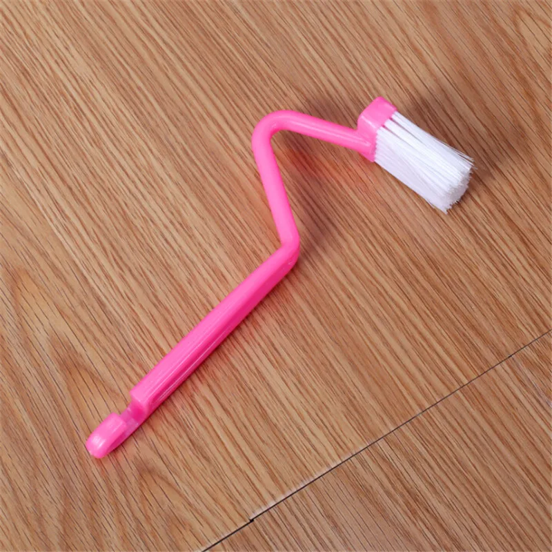 Портативная щетка для унитаза изогнутая S образная чистки с ручкой угловая