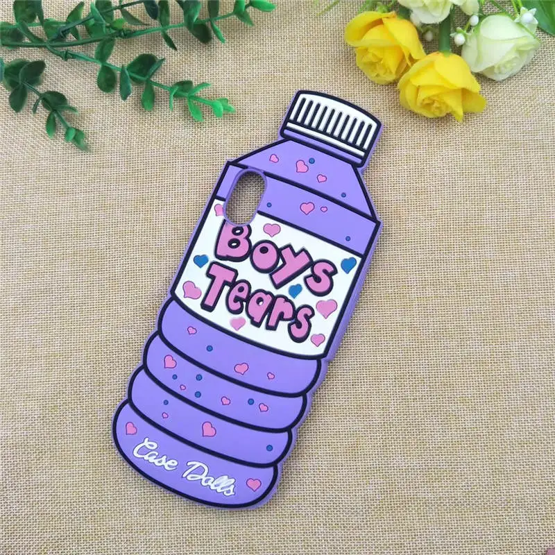2019 New Bottle Beverage Mobile Phone Case For Iphone 66S 6P 78 78plus X Mineral Water |