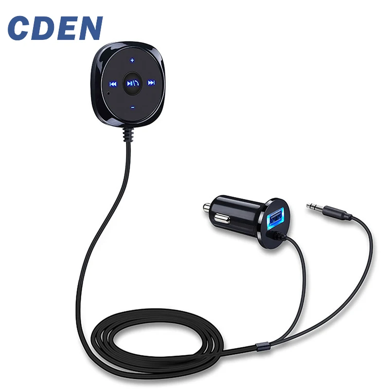 Автомобильный комплект громкой связи CDEN с Bluetooth MP3 плеер для автомобиля USB