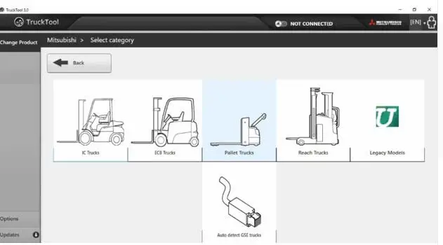 TruckTool 3 2 (диагностическая программа для вилочных подъемников Mitsubishi подвилочных