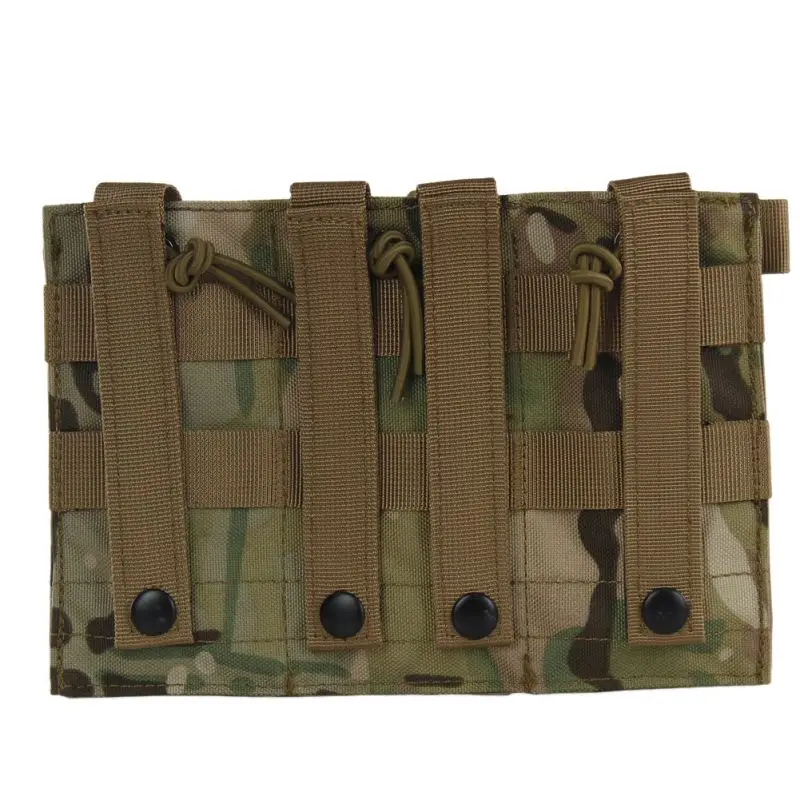 Тактический MOLLE тройной с открытым верхом подсумок быстро AK AR M4 FAMAS чехол страйкбол военный Пейнтбол оборудование на открытом воздухе