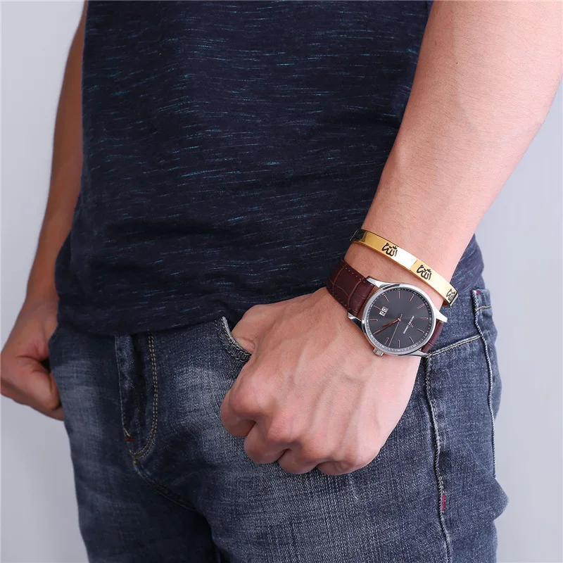 Женский Браслет манжета из нержавеющей стали 316L золотого цвета|bracelets & bangles|bangles