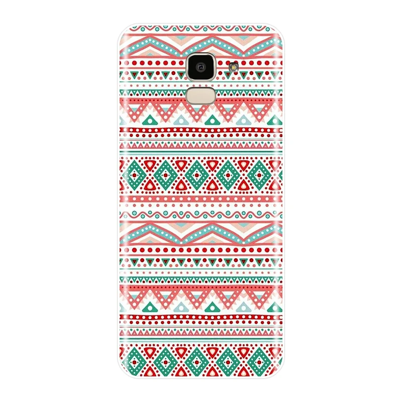 Силиконовый чехол для телефона Samsung Galaxy J3 J5 J7 2015 2016 2017 этническая задняя крышка J4 J6