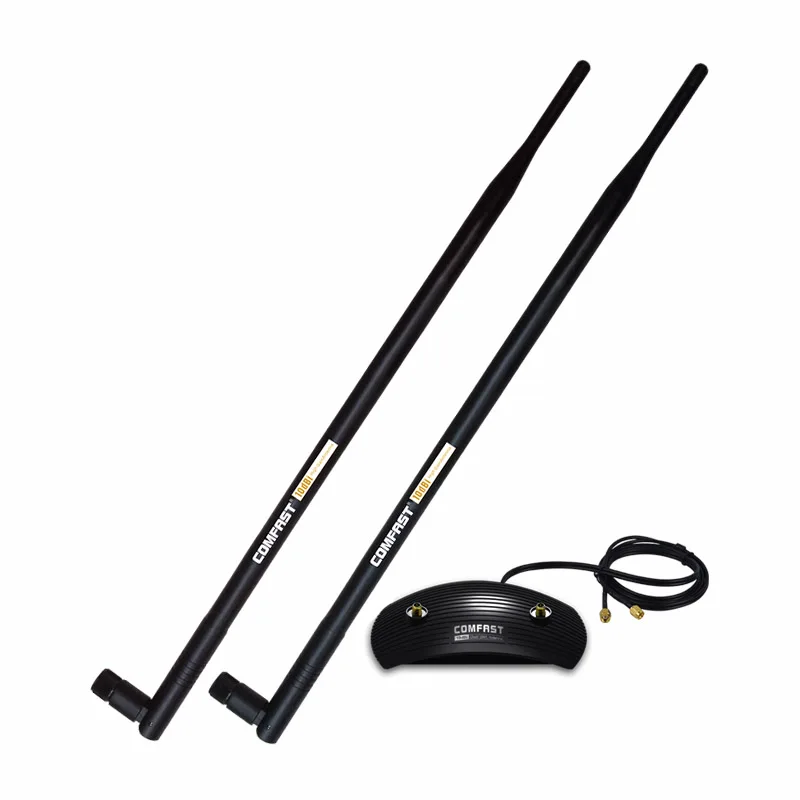 Comfast CF ANT2410DA 2.4 ГГц 10dBi 802.11b/г Wi Fi Антенна RP SMA Мужской Разъем Для PCI Карты USB