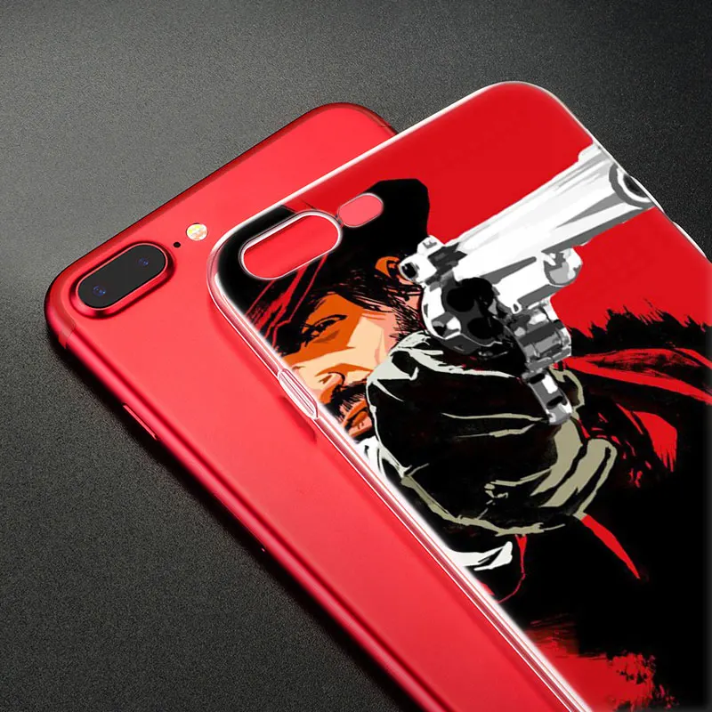 Горячие видео игры Red Dead Redemption Мягкий Силиконовый Модный чехол для Apple iPhone 11 Pro XS MAX
