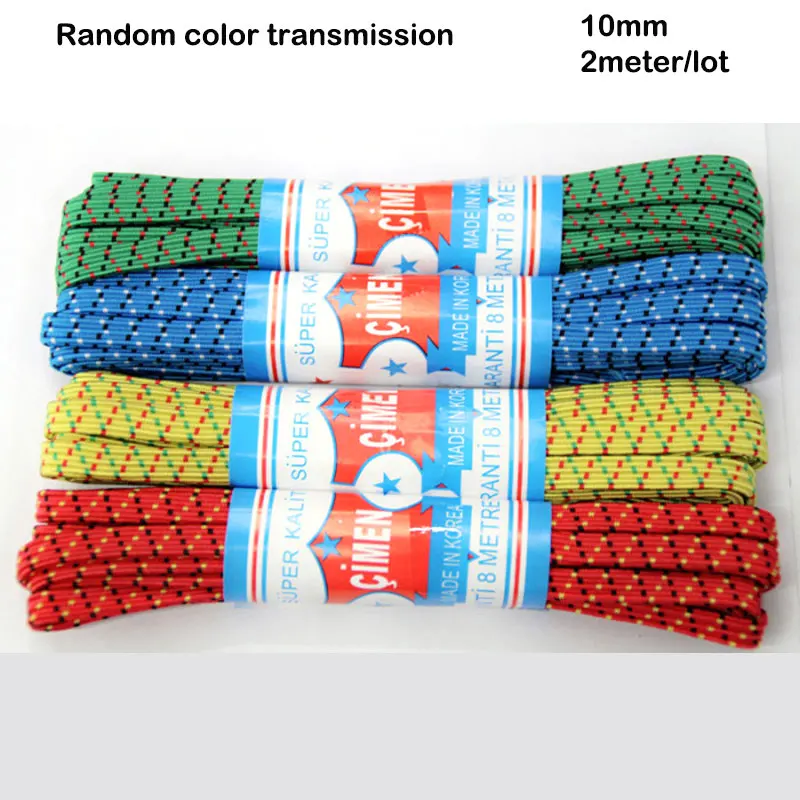 10mm Random 1 bales 5-10 м/мешок 20-60 мм нейлоновая плоская эластичная лента для шитья аксессуары Резиновая лента для шитья тесьма для одежды Нижнее белье Черный Белый - Цвет: 10mm Random 1 bales