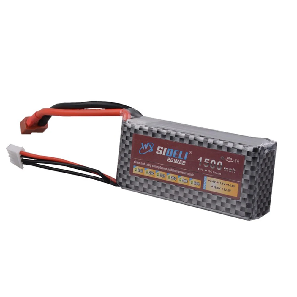 ELEOPTION 2 шт 11 1 V 1500mah 3S 30C LiPo батарея для RC автомобиля грузовика вертолета самолета
