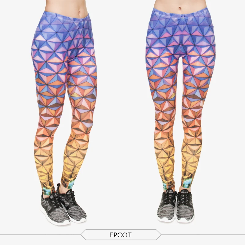 3D печати тренировки фитнес Йога Леггинсы высокие эластичные тренировочные