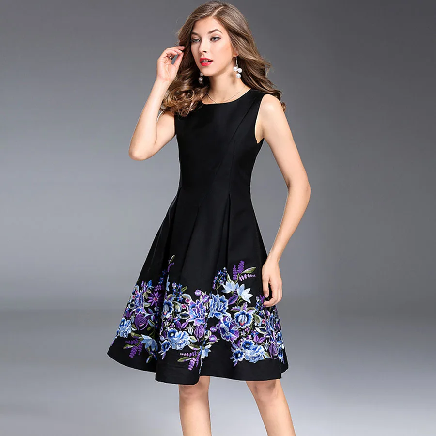 Жилет элегантный Платья для женщин в начале осени 2017 трапециевидной формы без