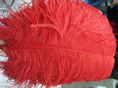 

Long 40-45cm 16-18" fluffy red ostrich plumes feather feathers table centerpiece,wedding centerpieces 10pcs/lot