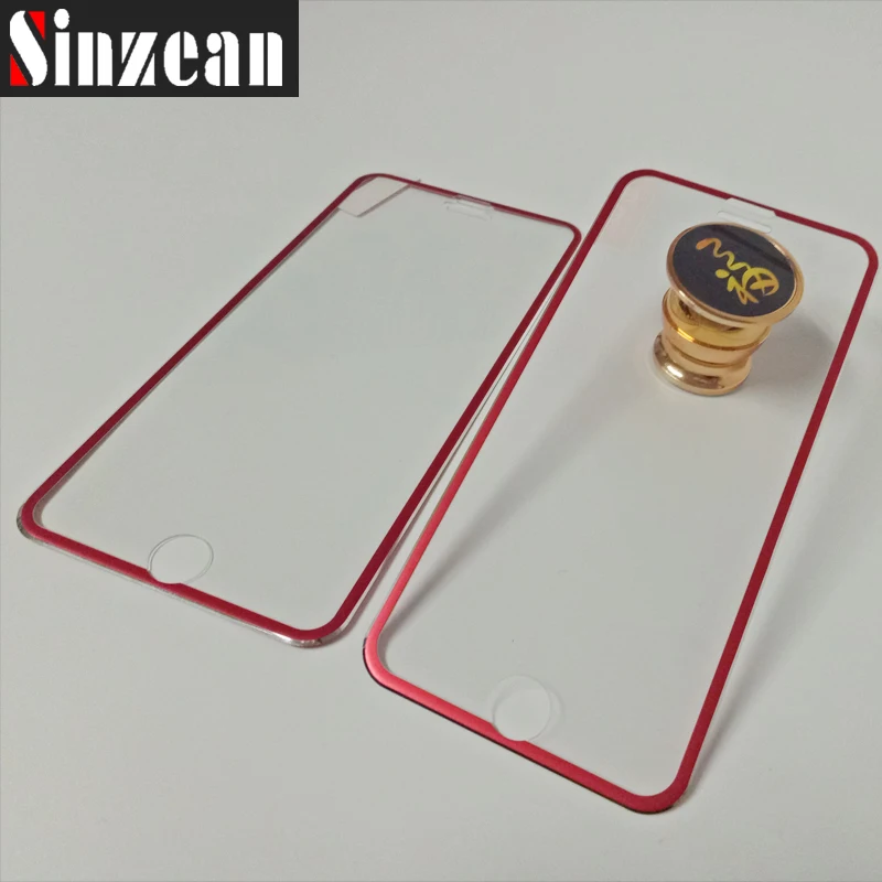 Sinzean 50 шт. для iphone 7/8/6/6S/5/5S 3D изогнутый полностью покрытый титановый сплав край