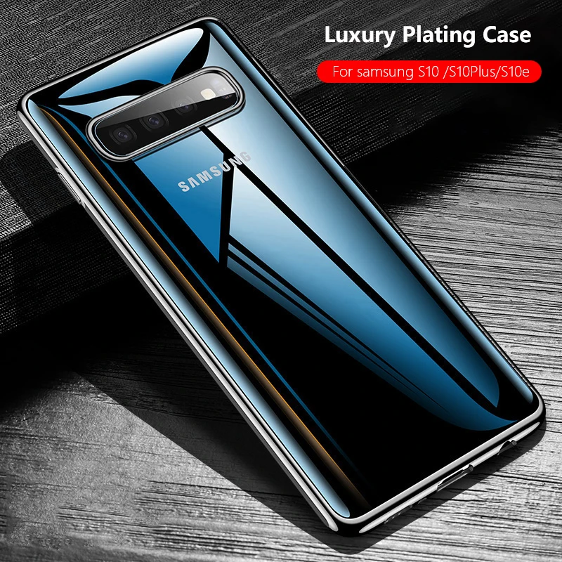 Transparent Case for Samsung Galaxy S10 Plus S10e Soft TPU Cover Ultra Thin Smooth phone |