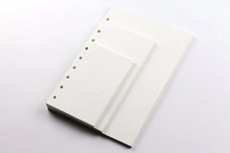 A5/A6 спираль блокнот наполнитель бумага для Filofax Диарио планировщик внутренние страницы замены офисные аксессуары переплетная книжная бумага