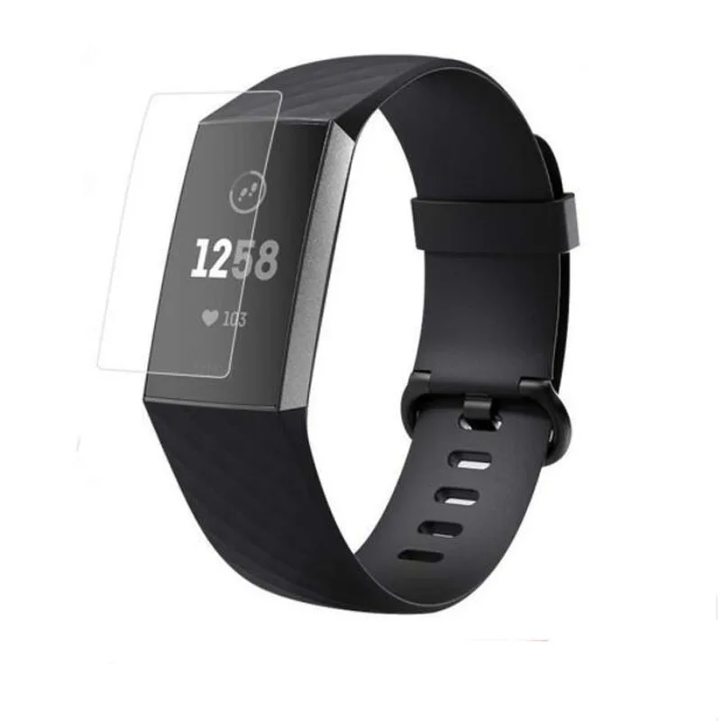 Защитная пленка для смарт-часов Fitbit Charge 3 4 полная защитная крышка экрана 2 шт. |