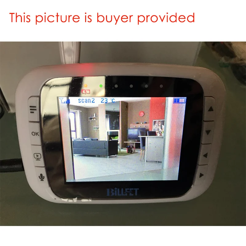 BILLFET JLT-8035 2.4 ГГц Беспроводные Baby Sleep Monitor Цифровой Видео Няня 2-полосная Связи