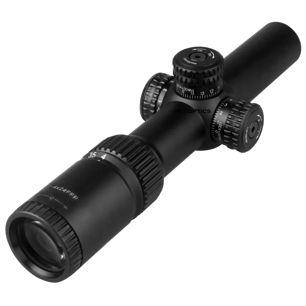 Victoptics 1 4x24 компактный FFP прицел красный зеленый свет Экстра CQB съемка область BDC