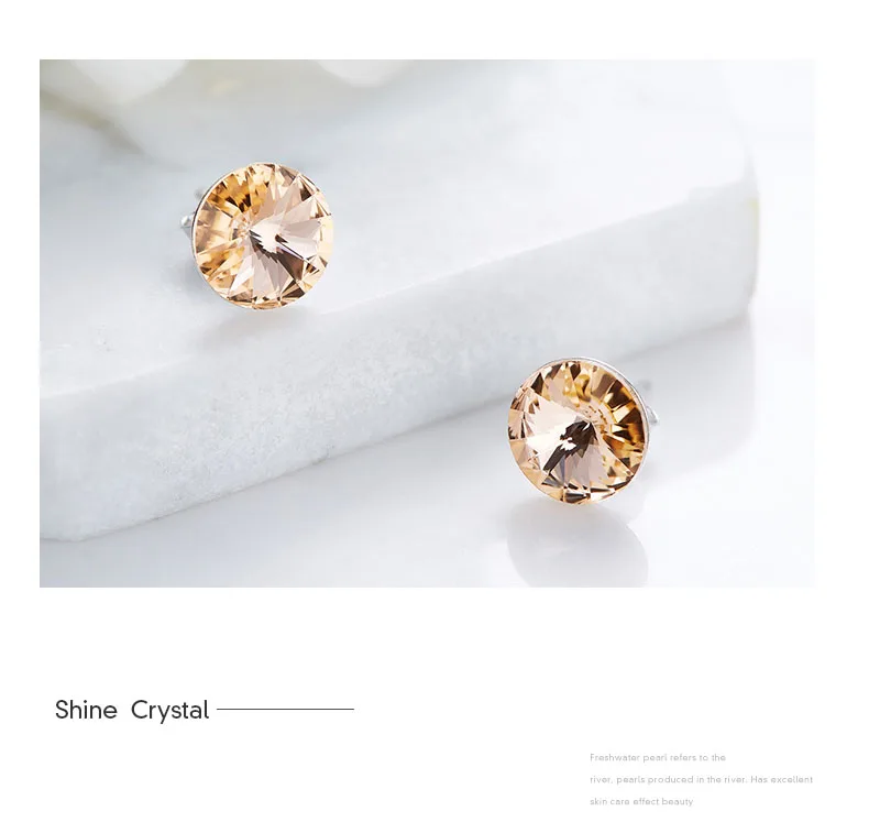 Cdyle, женские серьги, 925 пробы, серебряные ювелирные изделия, элегантные, украшенные кристаллами, романтический подарок на день Святого Валентина