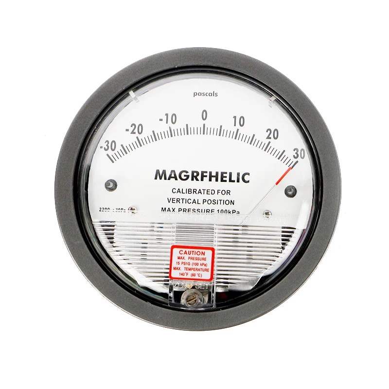 

New -100~100PA Micro Differential Pressure Gauge High Precision 1/8 "NPT Air Pressure Meter Barometer TE2000