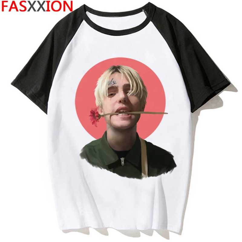 Новинка рэппер Lil открытая футболка Rip LilPeep хип-хоп Мужская/Женская крутая с