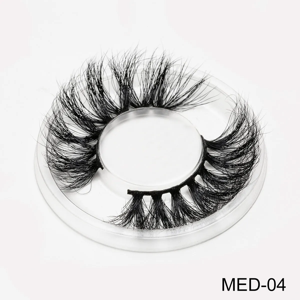 3D Mink Eyelashes Fluffy Natural False Eyelashes Without Damage Handmade False Eyelashes Reusable Eye Extension Makeup Tools - Цвет: MED-4