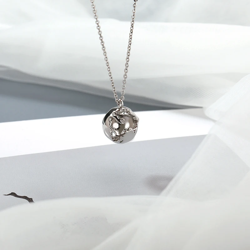 Винтажное колье с подвеской в виде планеты карты мира мира|Ожерелья подвеской| |