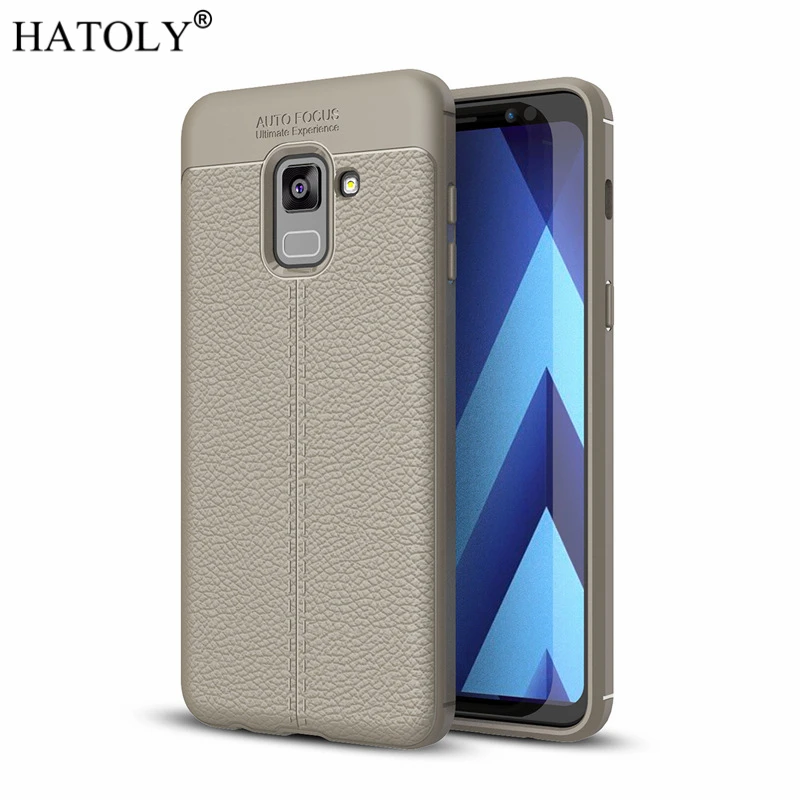 Чехол для Samsung Galaxy A8 2018 резиновый силиконовый мягкий чехол телефона A530F |