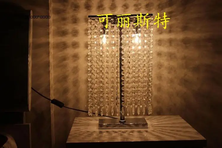 Хрустальная настольная лампа K9 роскошный простой современный светодиодный