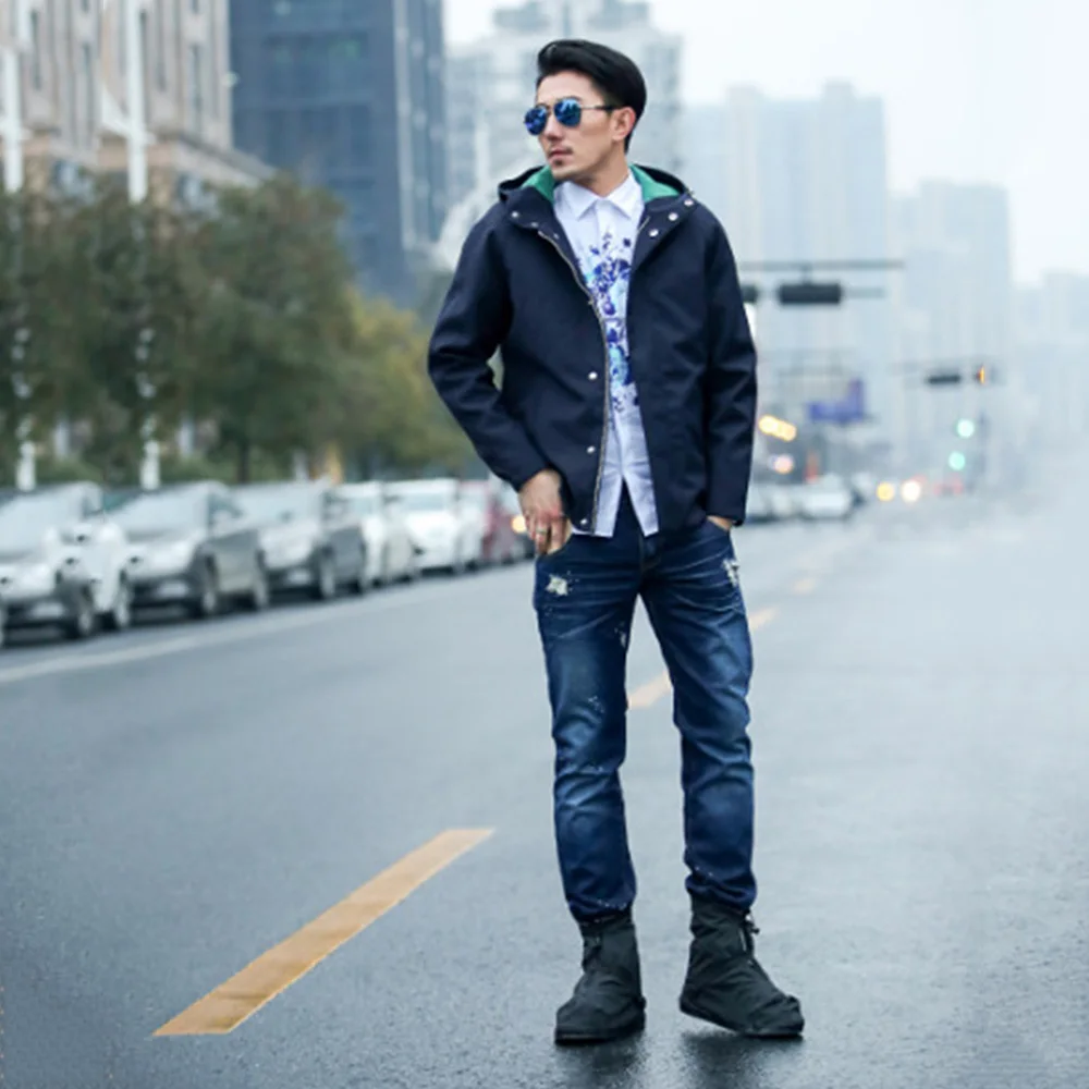 Многоразовые чехлы от дождя водонепроницаемые бахилы из ПВХ для мужчин женщин