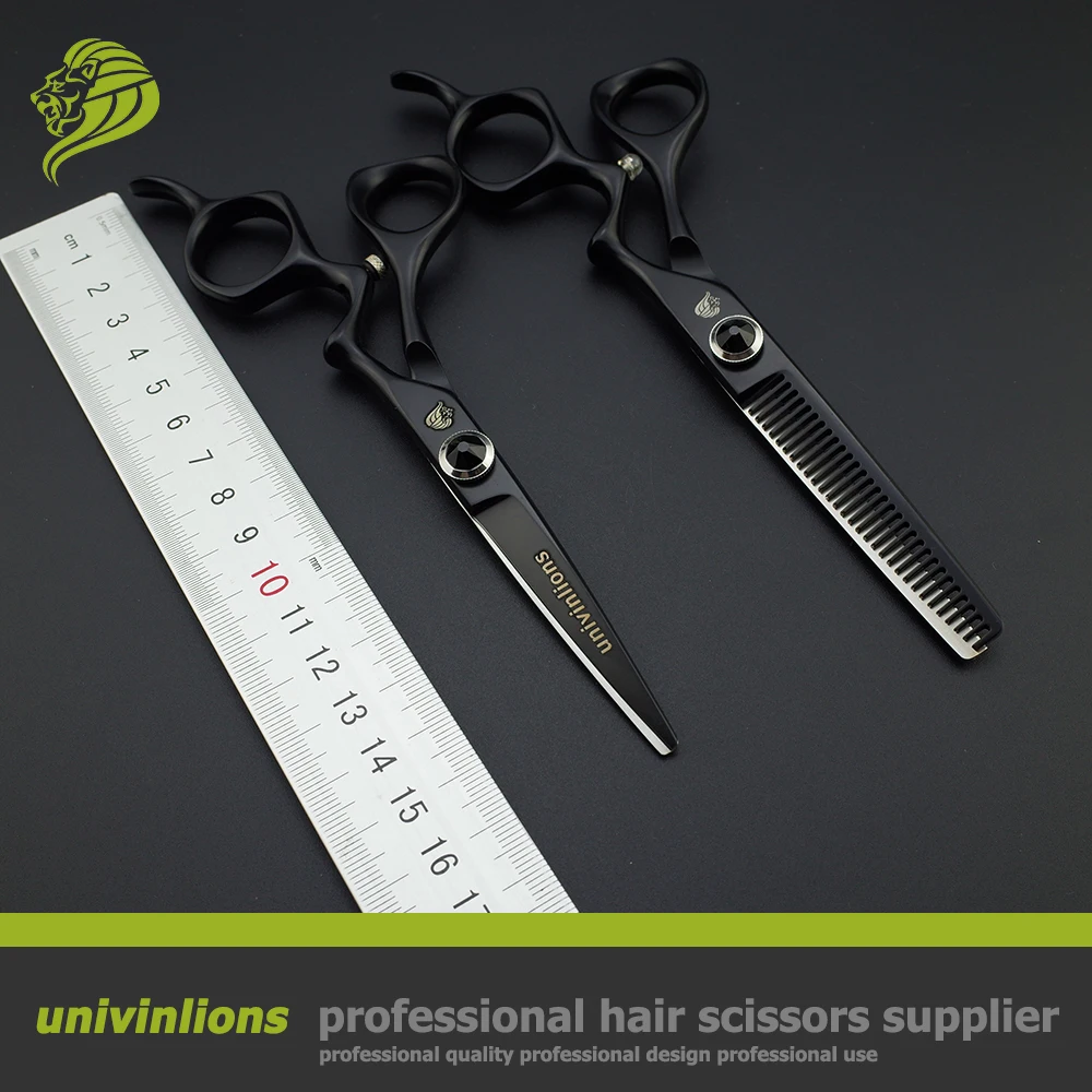 Парикмахерские ножницы для стрижки волос черного цвета 6 0 дюйма | Красота и