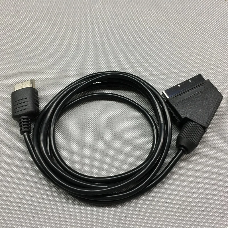 FZQWEG Scart видео соединительный кабель 6 футов реальный RGB провод свинцовый AV для Sega