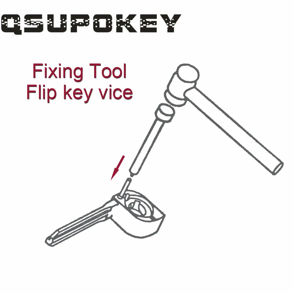 QSUPOKEY оригинальный инструмент для фиксации ключей HUK снятия с защелкой слесарного