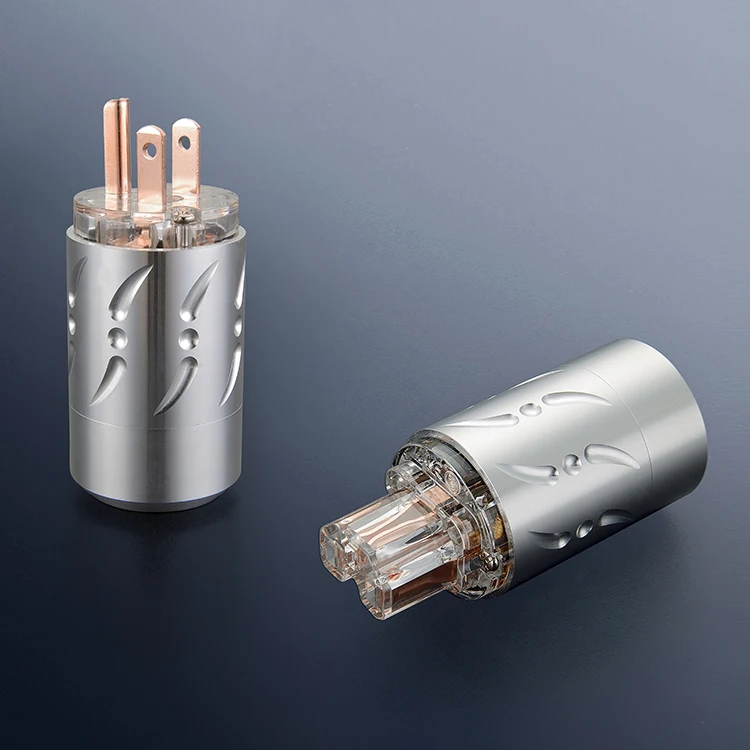Viborg VM512 + VF512 Чистая медь hifi США Разъем питания Мужской Женский Разъем|female plug|power