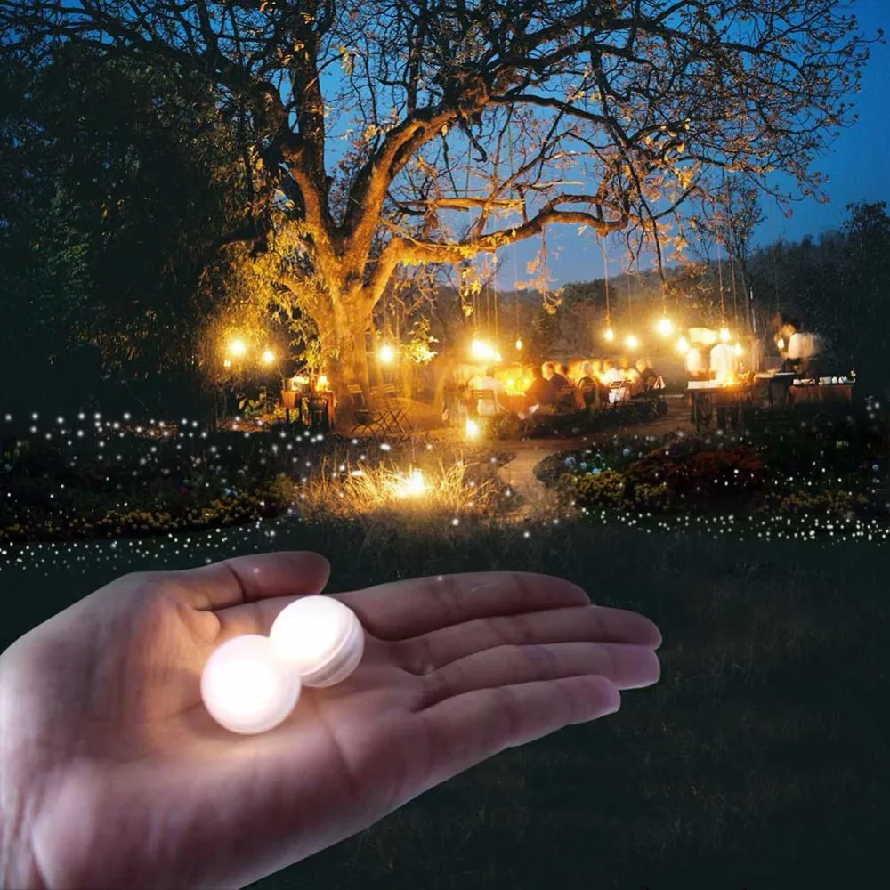 Новинка 10/30/50 шт. светодиодный жемчуг светящиеся мини лампа для пола Berry ночной